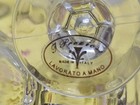 6  Stem Wine Glasses J Preziosi Italy 2oz. Platinum/Silver Rim 3" Tall — photo 3