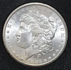 1883-CC $1 Morgan Silver Dollar - GSA Hoard - w/ Box - Light Reverse Toning