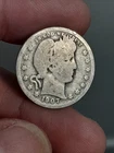 1907- O Barber Quarter