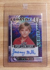 2023 Leaf Metal Pop Century JEREMY MILLER Autograph CardBlue Holo 2/4
