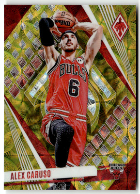 2023-24 Panini Phoenix NBA No. 110 Alex Caruso Gold Choice Prizm 9/10