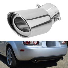 Exhaust Pipe Tip Rear Tail Throat Muffler Stainless For Mazda MX-5 CX-90