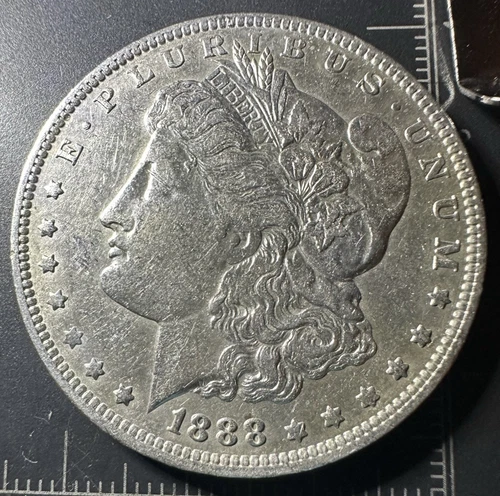 1888-O Morgan Silver Dollar $1 - XF/AU Details - 90% Silver - Original Coin