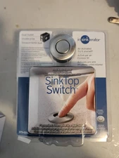InSinkErator STS-OOSN SinkTop Satin Nickel Button Dual Outlet Switch 2336/OB New