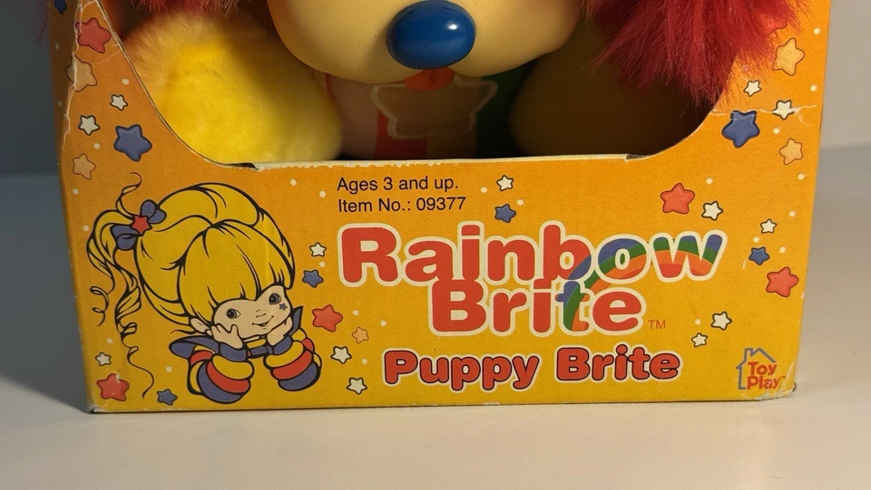 2003 Toy Play Hallmark Rainbow Brite Puppy Brite Dog Plush #09377 - NIP - Image 3 of 4