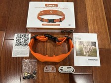 Aweec GPS Electric Dog Fence with Free App, Wireless Fence System with Training