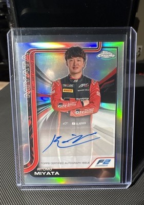 2025 Topps Chrome Formula 1 - Autographs Ritomo Miyata #CAC-MIY (AU, RC)