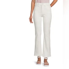 HUDSON Jeans Blair High Rise Bootcut White Denim Jeans Size 27 NWT