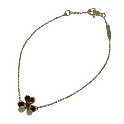 Van Cleef & Arpels Frivole 1P Ruby Bracelet Pink Gold 750PG Ruby DDU