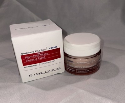 Korres Apothecary Wild Rose Night Cream 40ml 1.35oz Exp 05/2028