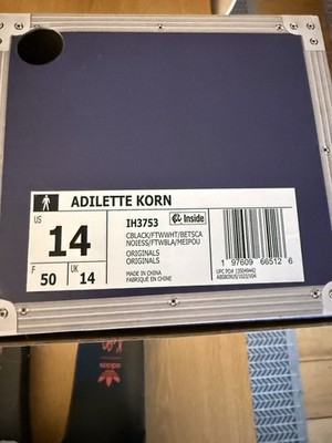 専用3 Adidas x Korn Adilette Slides 30th Anniversary - Size 14