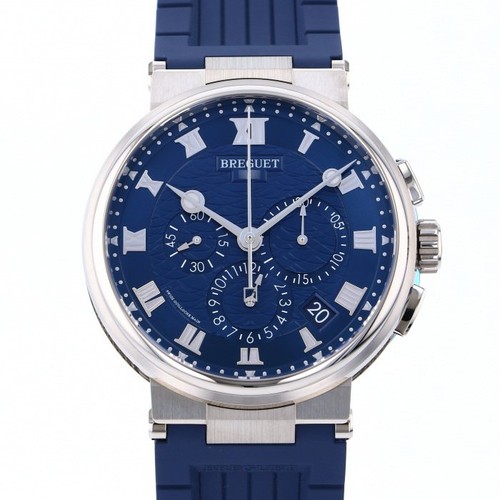 Breguet Marine 5527BB / Y2 / 5WV White Gold 42.0mm Blue Dial A...