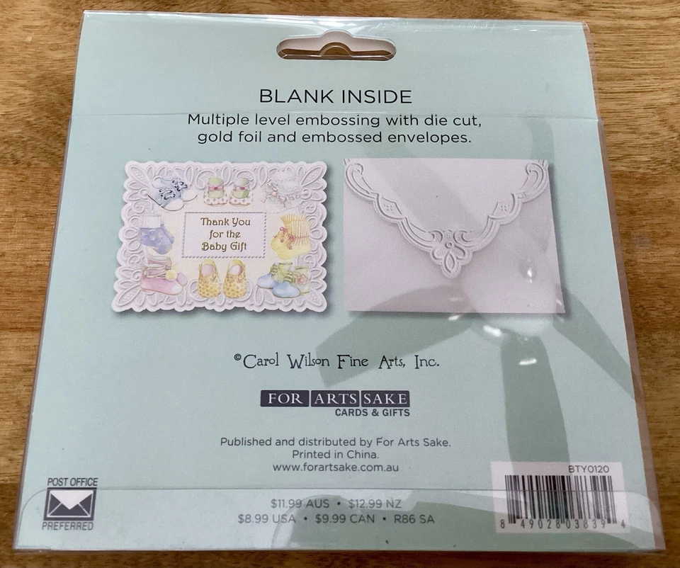 Carol Wilson Rose Garden “Thank You for Baby Gift” Thank You Notes-10 Count, NIP - Image 4 of 4