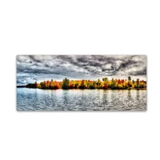 Fall Colors in The Adirondacks - New York by David Ayash Wall Decor, 20 by 47...