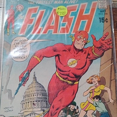DC Comics The Flash #200 Bronze Age 1970 Infantino Anderson Single Issue Comic
