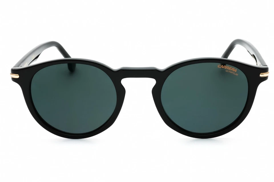 Gafas de sol CARRERA 301/S 0807 Q3 marco negro verde gris lentes polarizadas 50 mm Foto 4 de 4