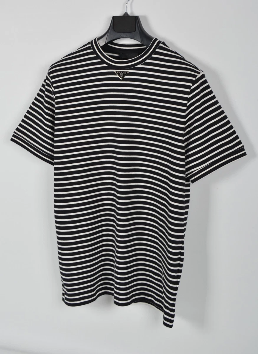 PRADA ボーダーTシャツ PRADA Striped Regular Size T-Shirts for Men for sale | eBay