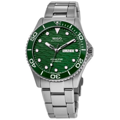 New Mido Ocean Star 200 C Green Dial Steel Men's Watch M042.430.11.091.00