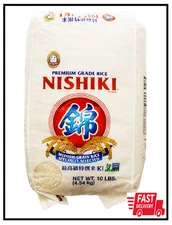 Nishiki Premium Sushi Rice, White, 10 lbs (Pack of 1)
