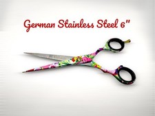 6" Professional Hair Cutting Scissors German Stainless Steel Barber Salon Shears