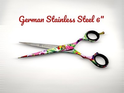 6'' Professional Hair Cutting Scissors German Stainless Steel Barber Salon Shears