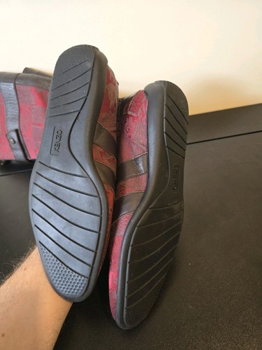 De colección Y2K Kenzo Botas Deportivas Altas de Becerro Rojo Marrón Cuero EU36 UK3.5/4 Boxer - Imagen 5 de 11