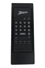 Original Zenith TV Remote Control 124-176A For Select Zenith Models Black Vtg