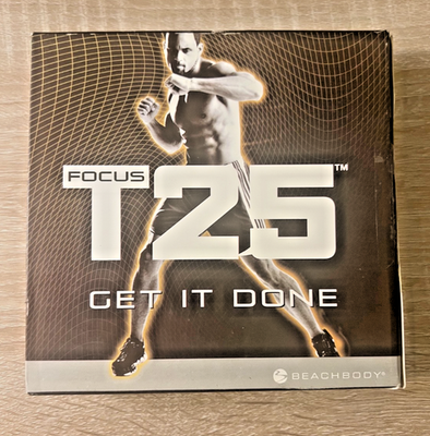 Focus T25 Alpha + Beta Get It Done Workout 10 Disc DVD Set