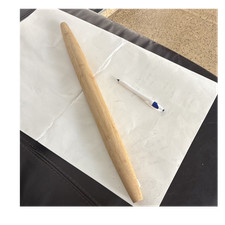 Wooden Plain Rolling Pin Beige Solid Kitchen Tool for All Occasions