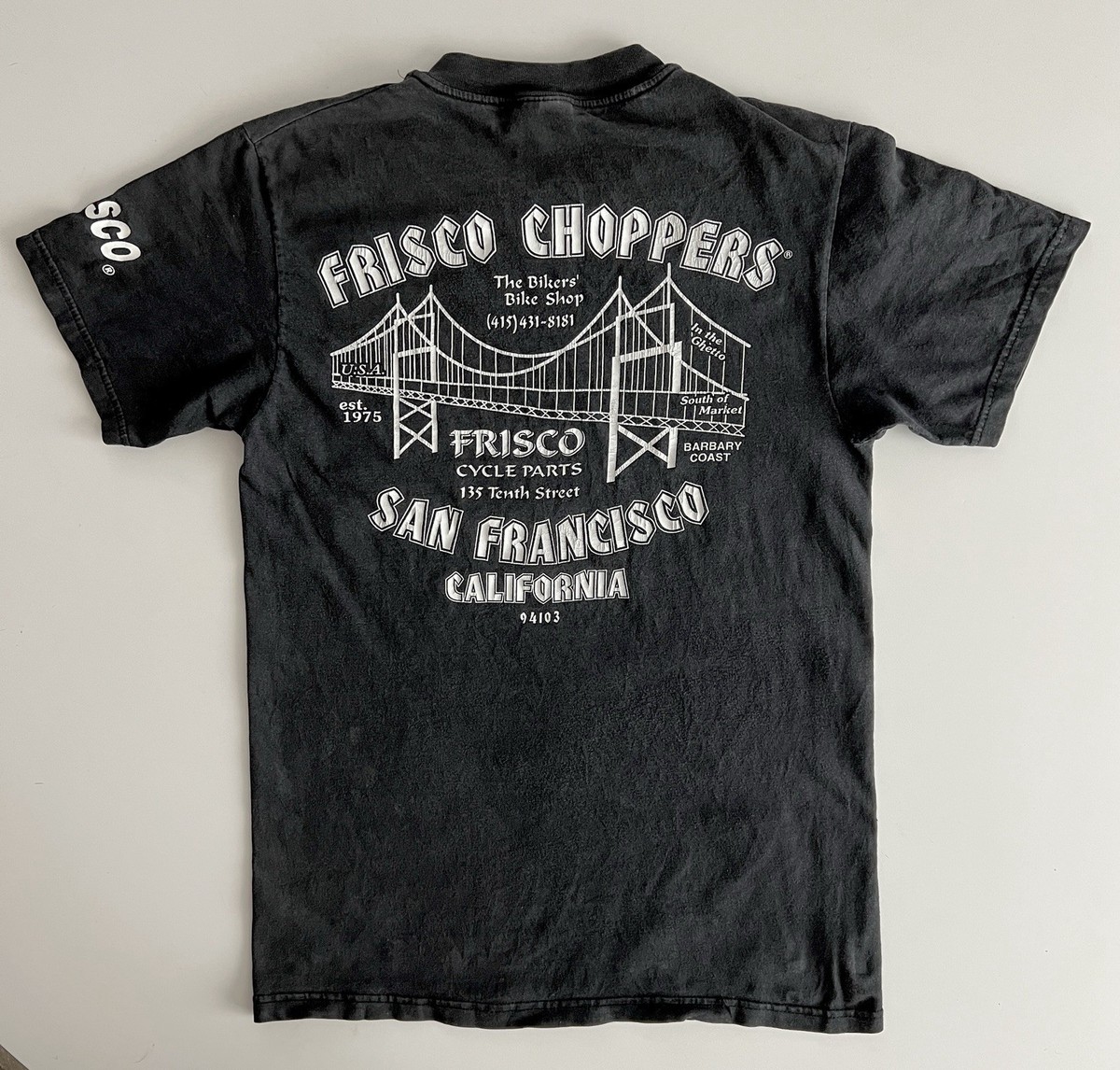 Vintage 90s Frisco Choppers, San Francisco T-shirt | eBay