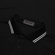 G/Fore NWT Short Sleeve Golf Polo Shirt Size L in Onyx Black 100 Polyester