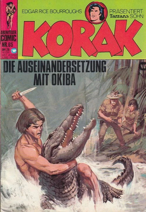 Korak Tarzans Sohn Nr 65 Bildschriften Verlag 1972 - Bild 1 von 1