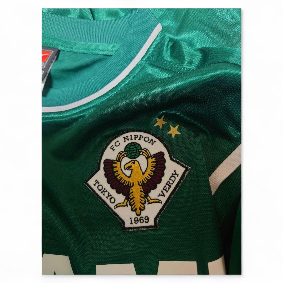 XL 東京ヴェルディ NIKE TEAM 2001年 01-02 ユニフォーム Tokyo Verdy 2001 Home Jersey XL Nike J.League KONAMI Japan