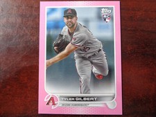 2022 Topps MINI Tyler Gilbert #'ed 9/25 Mothers Day PINK Rookie Card-D'Backs