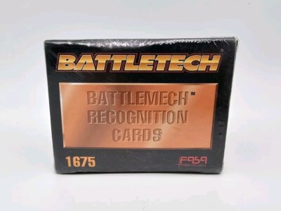 Battletech Battlemech Recognition Cards OVP originalverpackt FASA 1993 160Karten