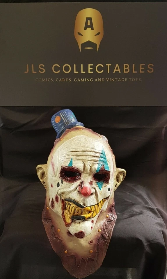 SCARY CLOWN LATEX COSTUME MASK FANCY DRESS HALLOWEEN - Image 2 of 3