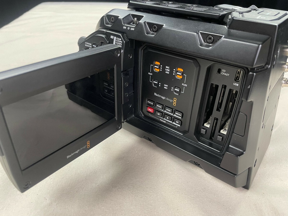 Blackmagic URSA Mini Pro 4.6k G1 with EF mount - broadcast Blackmagic URSA Mini Pro 4.6k G1 with EF mount - broadcast
