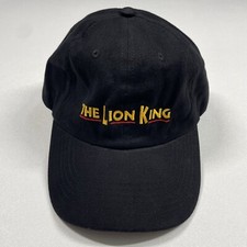 The Lion King Hat Cap Adult Black Strapback Embroidered V.I.P. Disney