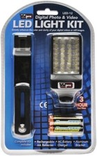 Vidpro LED-12 Deluxe LED Video Light Kit