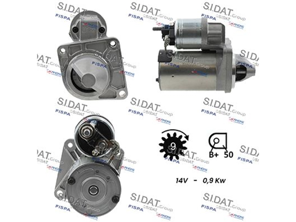 Sidat Anlasser FüR Fiat Panda 500 Punto - Lancia Musa Ypsilon 1.2 1.4-image