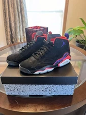 Jordan 7 MVP Black/ Dark Concord Size 8.5 Used