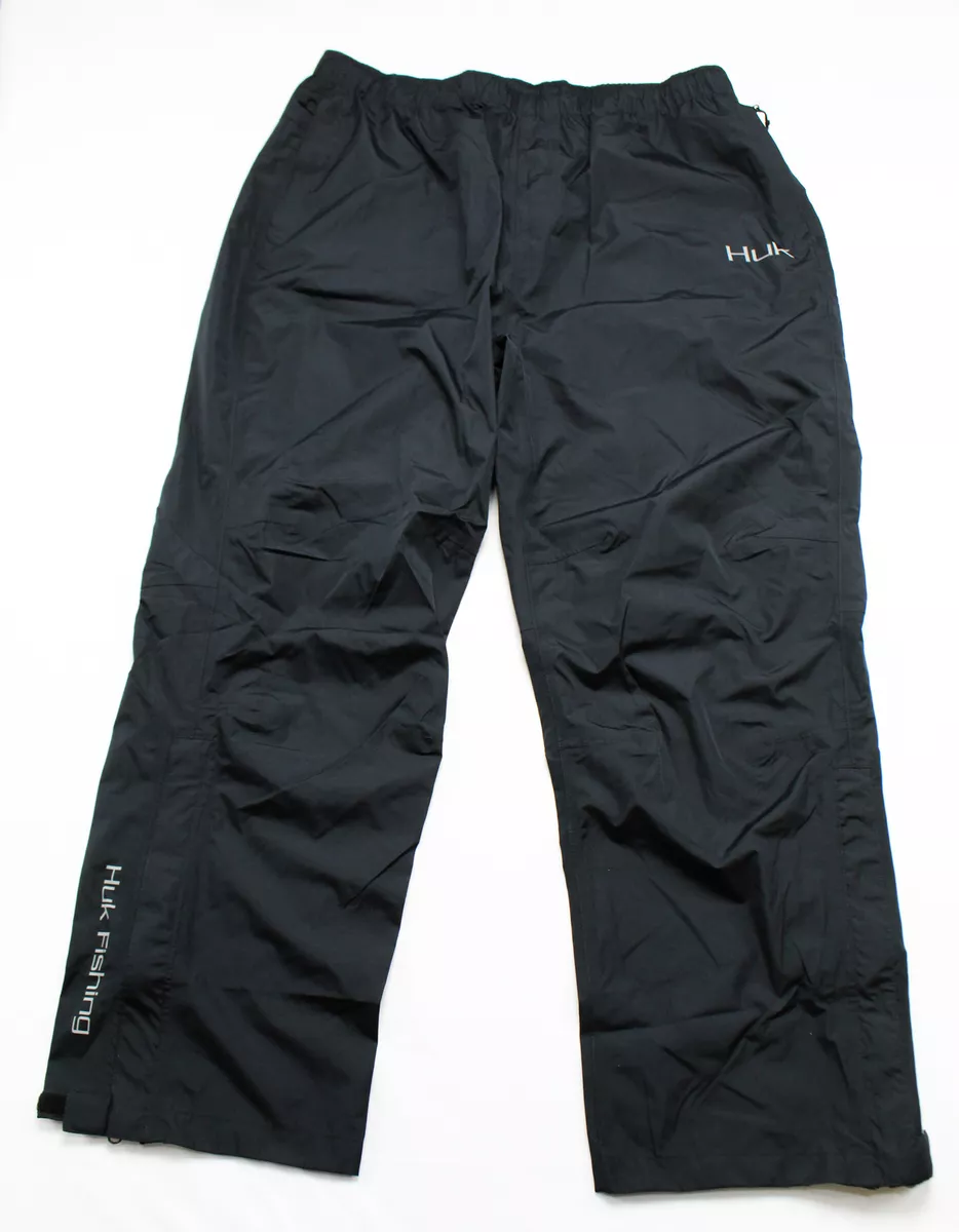 Huk Men's Waterproof Packable Gunwale Fishing Pants LV5 Black Size 3XL NWT  | eBay