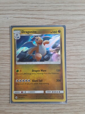 dragonite pokemon card ebay Dragonite 96/149 NM Near Mint SM Sun & Moon Holofoil Rare Holo Pokemon Card
