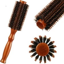 Tool Wooden Styling Brush Hairbrush Boar Bristle Round Brush Round Hair Brush
