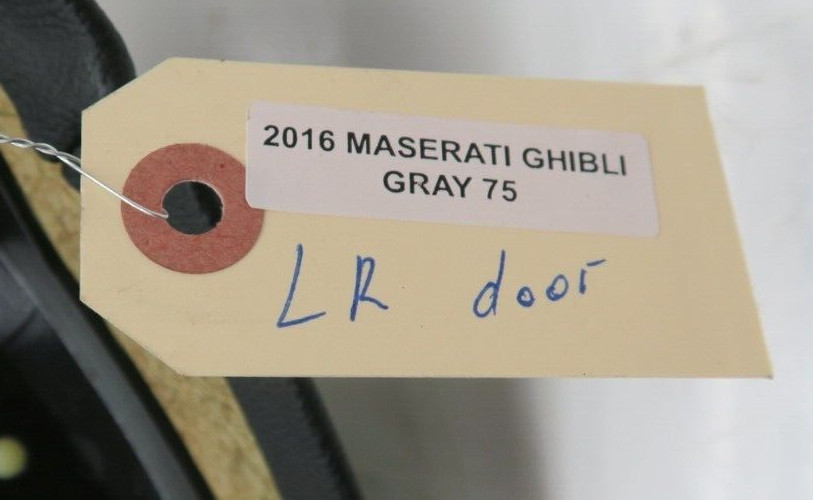 2014-2019 Maserati Ghibli OEM Left Rear Interior Door Panel Assembly