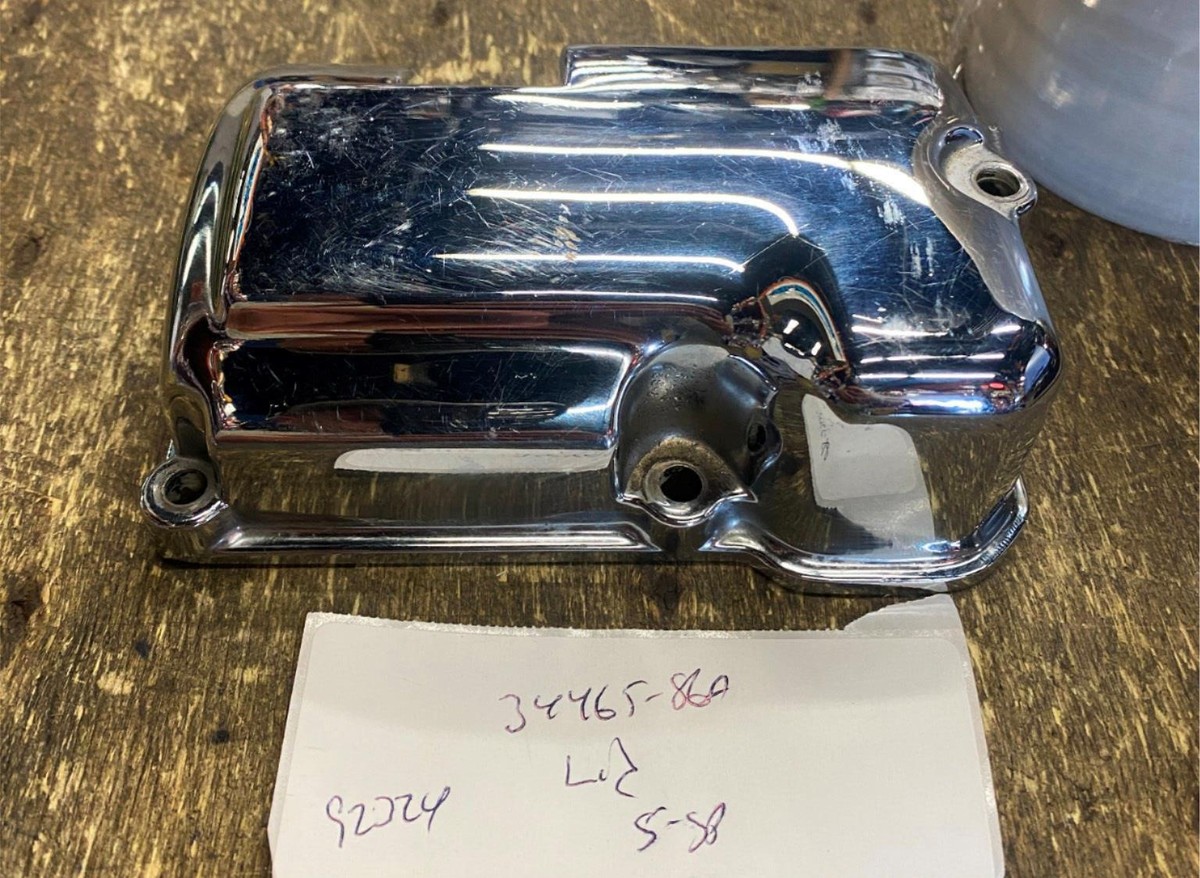 OEM Chrome Transmission Cover Top Harley Softail Touring FXR