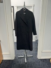 Mango - Check Wool-blend Coat - Large