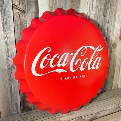 Coca Cola Coke Soda Pop Bottle Cap Large 18