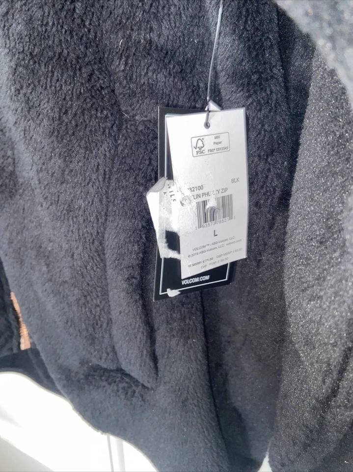 Volcom woman’s Pheelin Phuzzy Sherpa Fleece UKL - Image 4 of 4