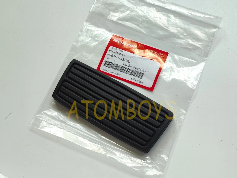 GENUINA HONDA ACUERDO CIVIC PRELUDE CRX JAZZ AUTO Pastilla de pedal de freno 46545-SA5-980 Foto 3 de 4
